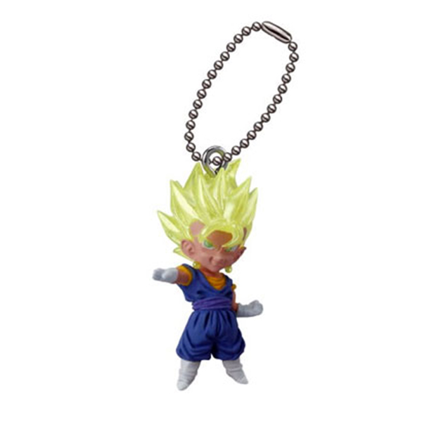 Dragon Ball UDM Best 25 Mascot Swing PVC Keychain SD Figure ~ SSGSS Goku @24567 