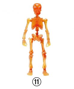 Re-Ment Miniature Pose Skeleton Human 04 Woman Action Figure Set