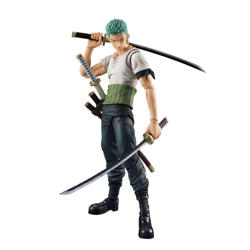 One Piece Megahouse Variable Action Heroes Figure - Roronoa Zoro Past Blue ...
