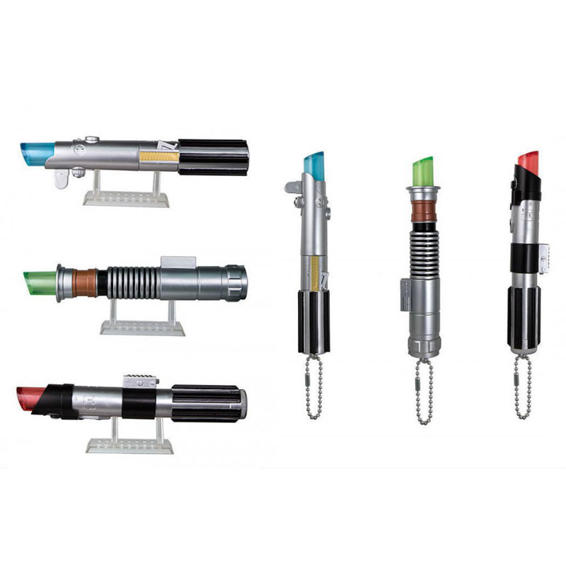 Star Wars Bandai Lightsaber LightUp Keychain and Display Collection  Design 6