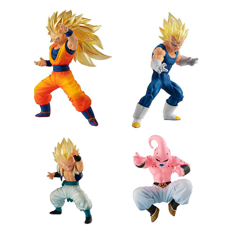 Dragon Ball Super High Grade HG Mini Figure Set 10 Majin Buu Goku Vegeta  Gotenks | eBay